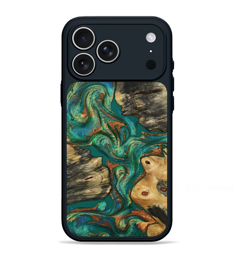 iPhone 17 Pro Max Wood Phone Case - Adam (Green, 808875)
