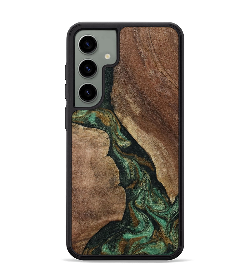 Galaxy S24 Plus Wood Phone Case - Qiana (Green, 808878)