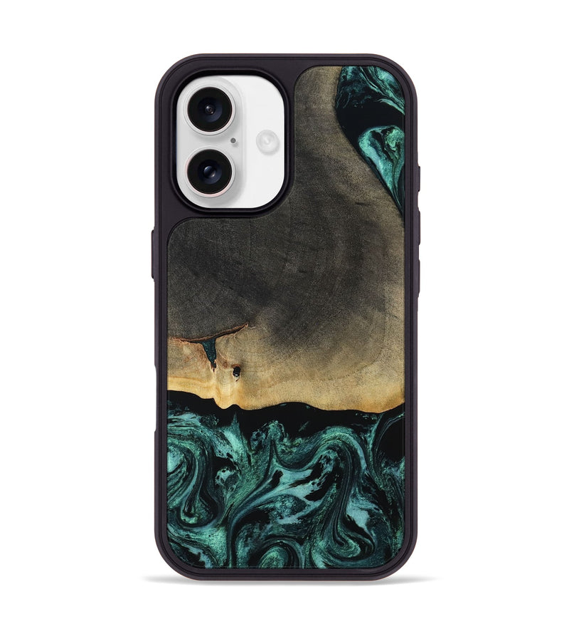 iPhone 17 Wood Phone Case - Alma (Green, 808879)