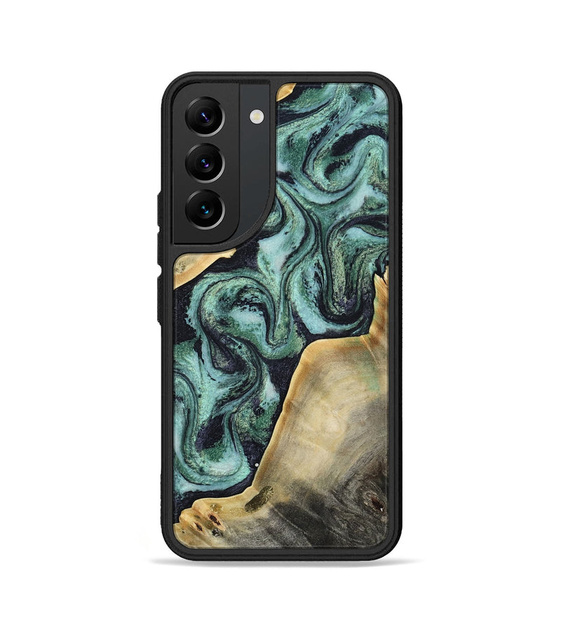 Galaxy S22 Wood Phone Case - Kory (Green, 808882)