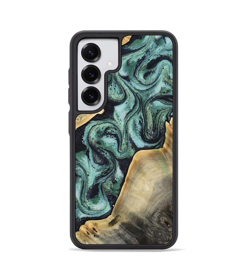 Galaxy S25 Wood Phone Case - Kory (Green, 808882)
