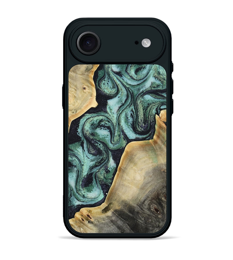 iPhone 17 Air Wood Phone Case - Kory (Green, 808882)