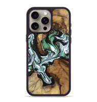 iPhone 15 Pro Max Wood Phone Case - Carly (Green, 808884)