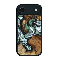 iPhone 17 Air Wood Phone Case - Carly (Green, 808884)