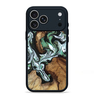 iPhone 17 Pro Max Wood Phone Case - Carly (Green, 808884)