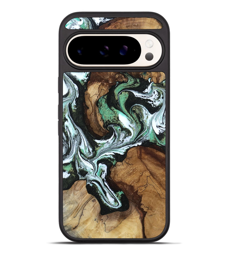 Pixel 10 Pro XL Wood Phone Case - Carly (Green, 808884)