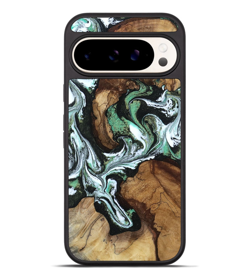 Pixel 9 Pro XL Wood Phone Case - Carly (Green, 808884)
