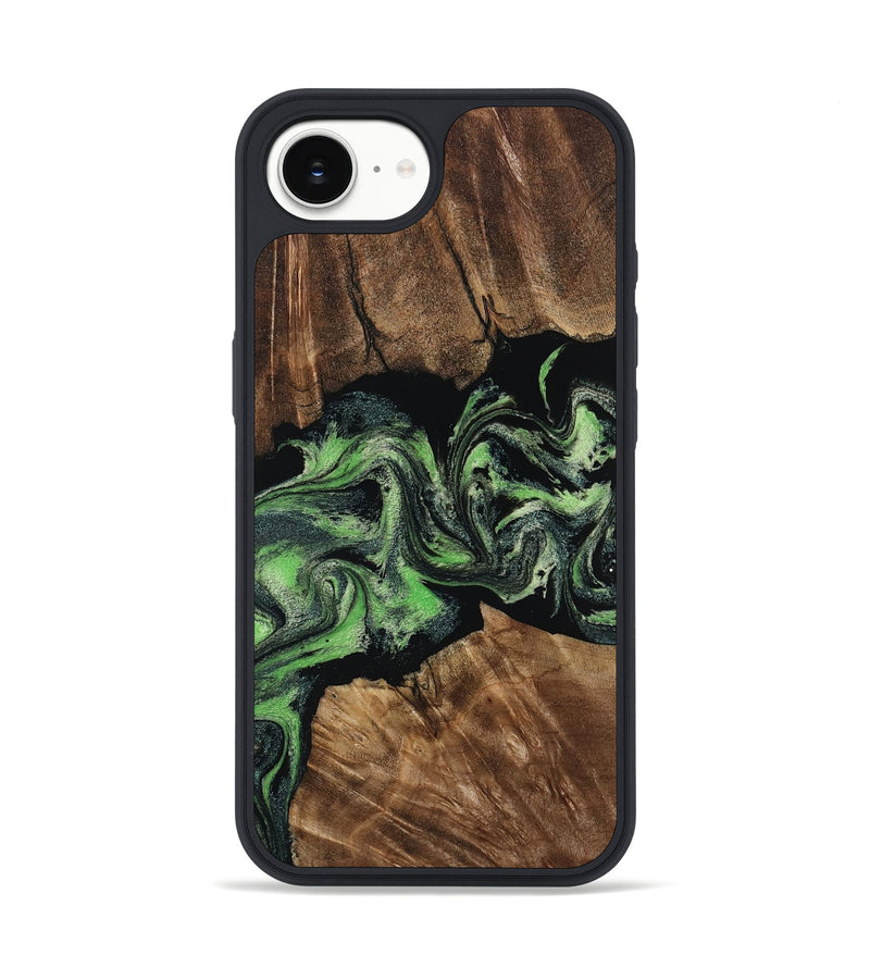iPhone 16e Wood Phone Case - Matthew (Green, 808885)