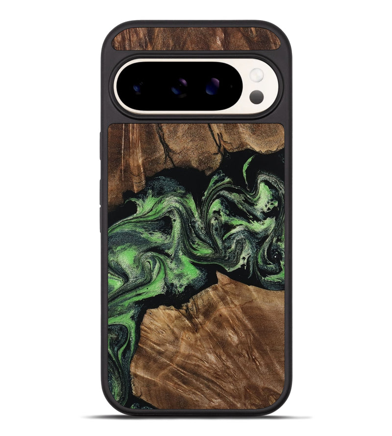 Pixel 9 Pro XL Wood Phone Case - Matthew (Green, 808885)