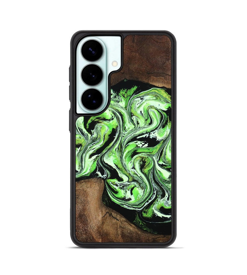 Galaxy S26 Wood Phone Case - Kyrie (Green, 808886)