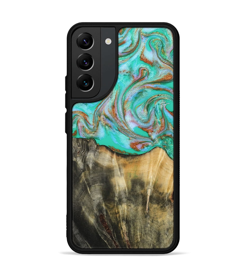 Galaxy S22 Plus Wood Phone Case - Addisyn (Green, 808887)