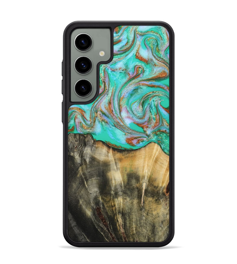 Galaxy S24 Plus Wood Phone Case - Addisyn (Green, 808887)