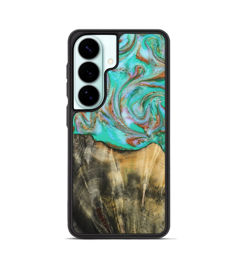 Galaxy S26 Wood Phone Case - Addisyn (Green, 808887)