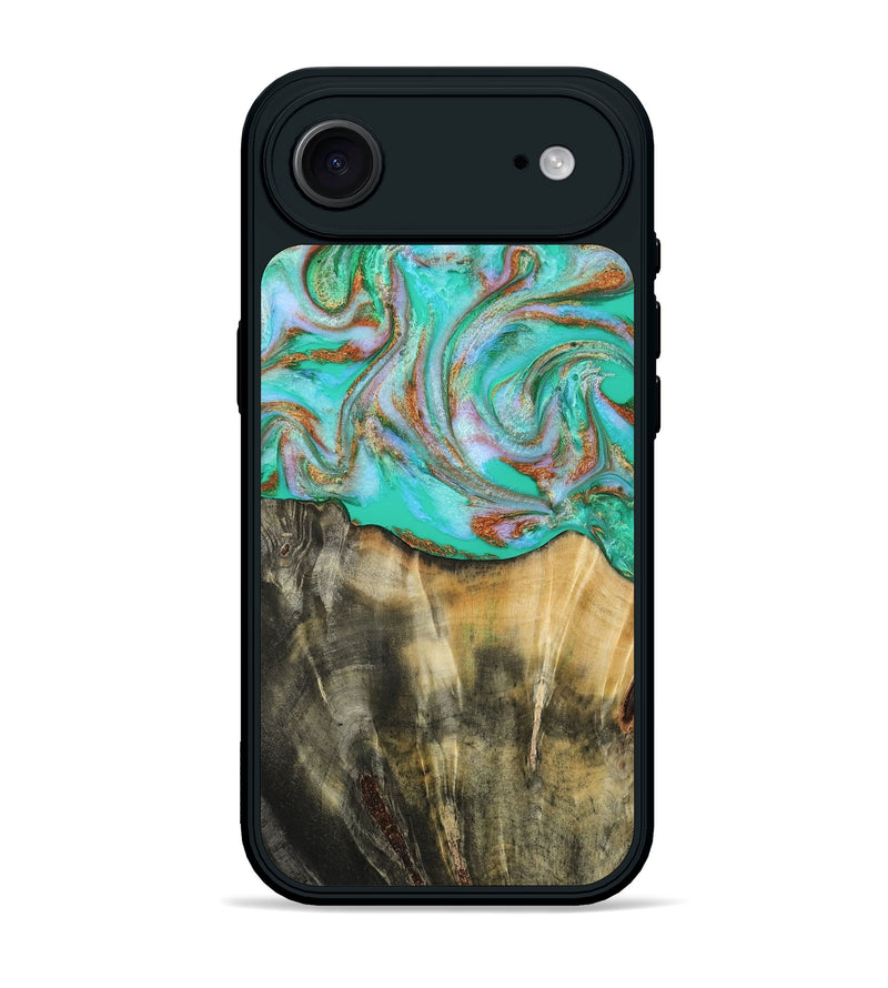 iPhone 17 Air Wood Phone Case - Addisyn (Green, 808887)