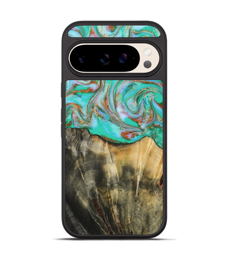 Pixel 10 Wood Phone Case - Addisyn (Green, 808887)