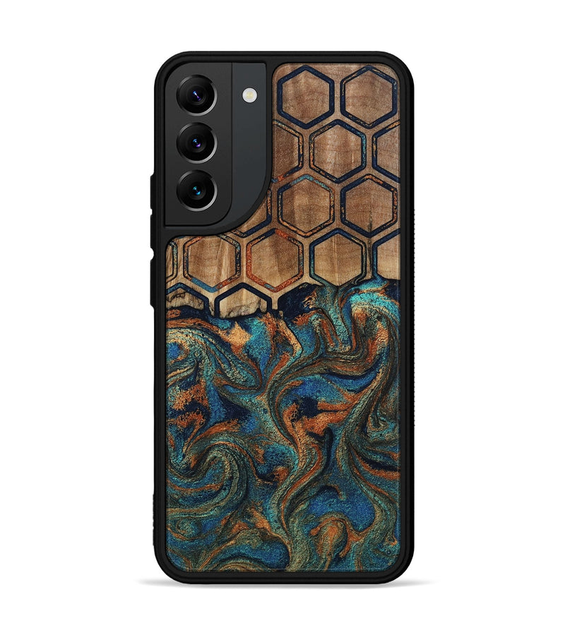Galaxy S22 Plus Wood Phone Case - Sarai (Pattern, 808888)