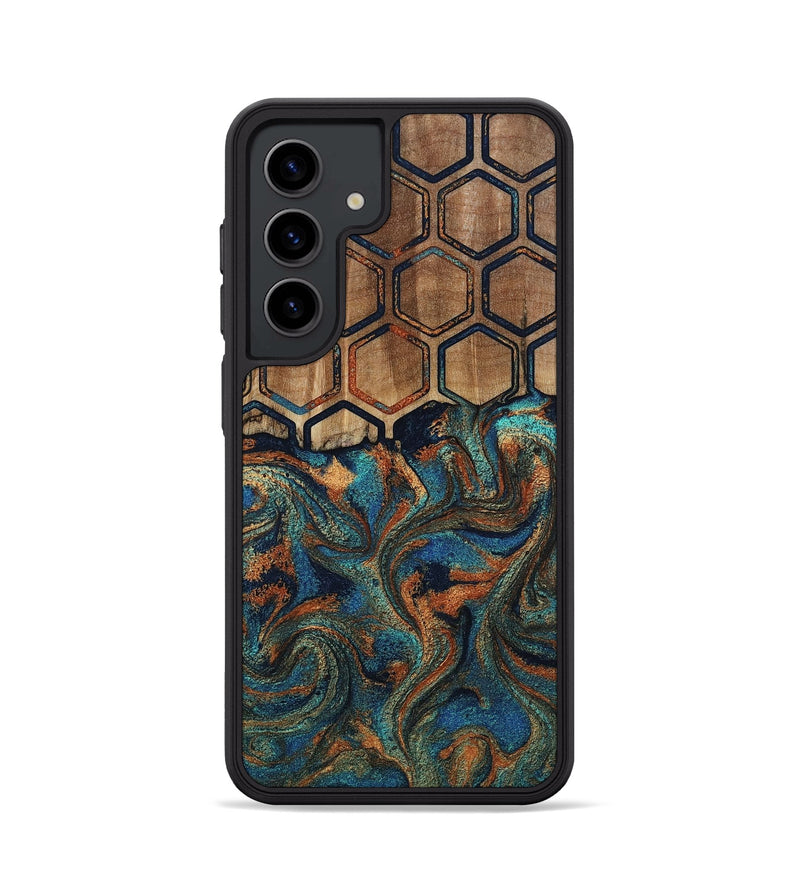 Galaxy S24 Wood Phone Case - Sarai (Pattern, 808888)