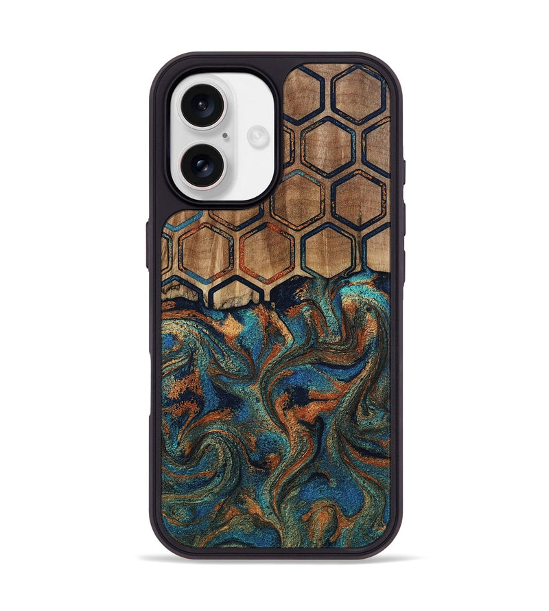 iPhone 17 Wood Phone Case - Sarai (Pattern, 808888)