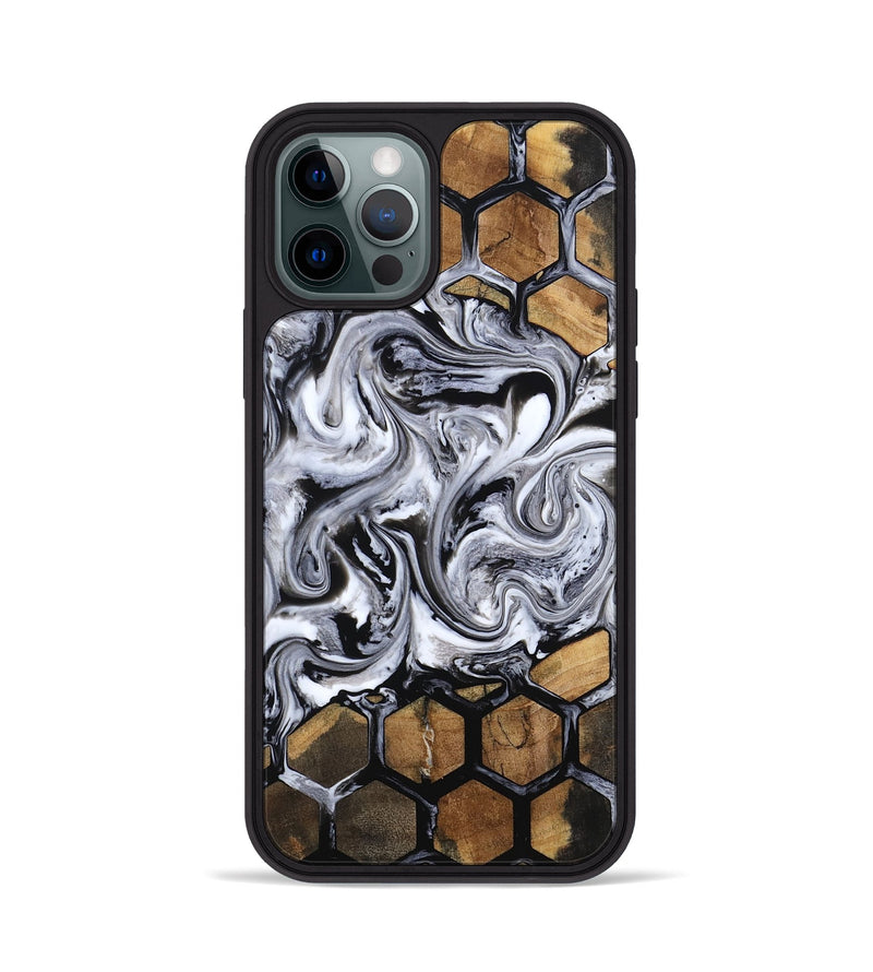 iPhone 12 Pro Wood Phone Case - Norman (Pattern, 808889)