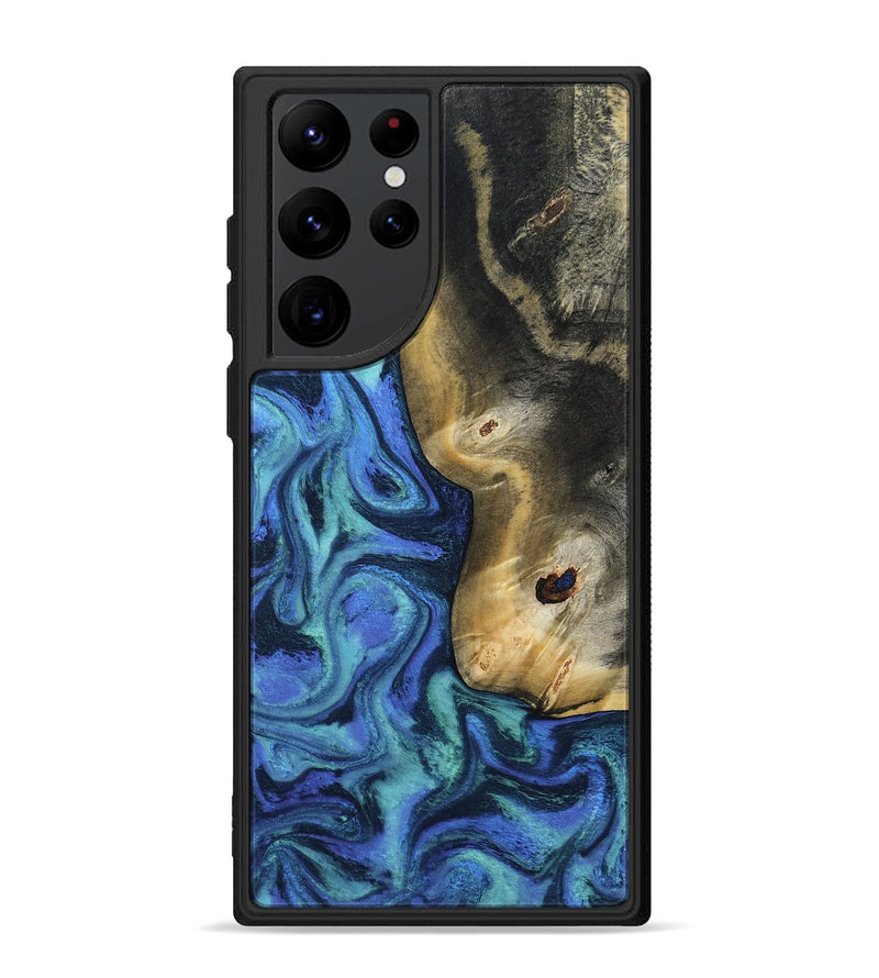 Galaxy S22 Ultra Wood Phone Case - Koa (Blue, 808891)