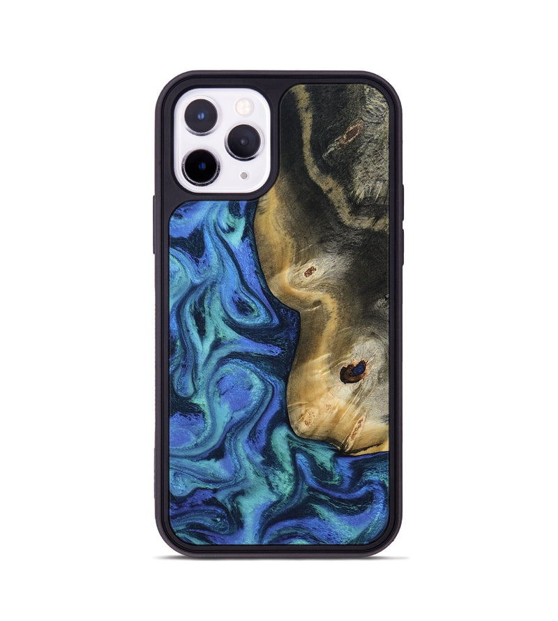 iPhone 11 Pro Wood Phone Case - Koa (Blue, 808891)
