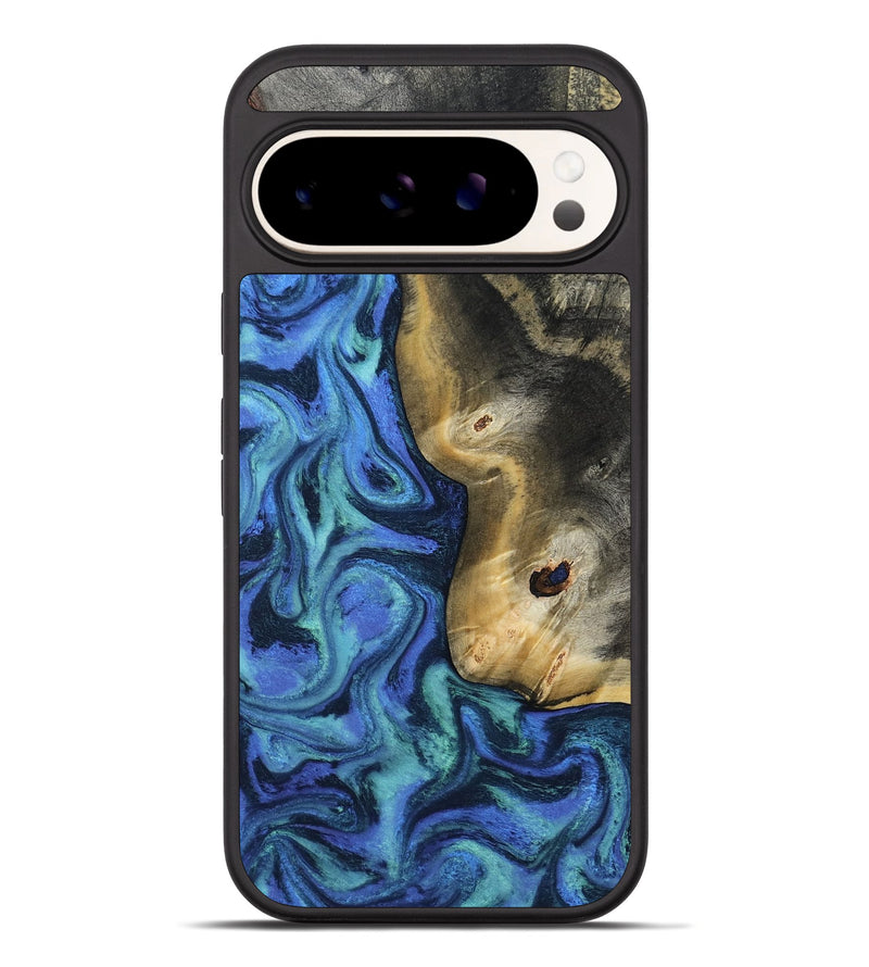 Pixel 10 Pro XL Wood Phone Case - Koa (Blue, 808891)