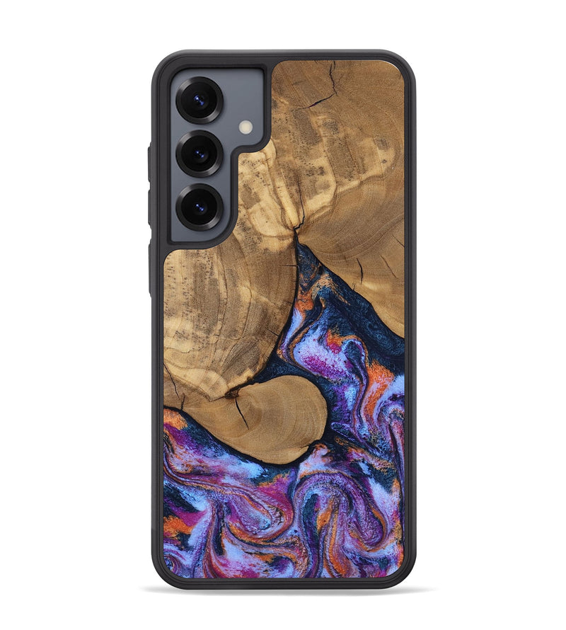 Galaxy S25 Plus Wood Phone Case - Jesica (Blue, 808892)