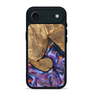 iPhone 17 Air Wood Phone Case - Jesica (Blue, 808892)