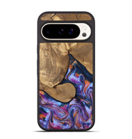 Pixel 9 Wood Phone Case - Jesica (Blue, 808892)