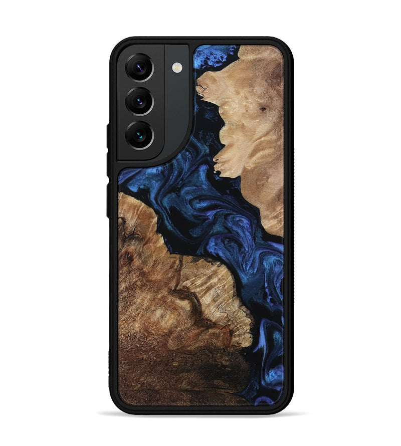Galaxy S22 Plus Wood Phone Case - Hester (Blue, 808895)