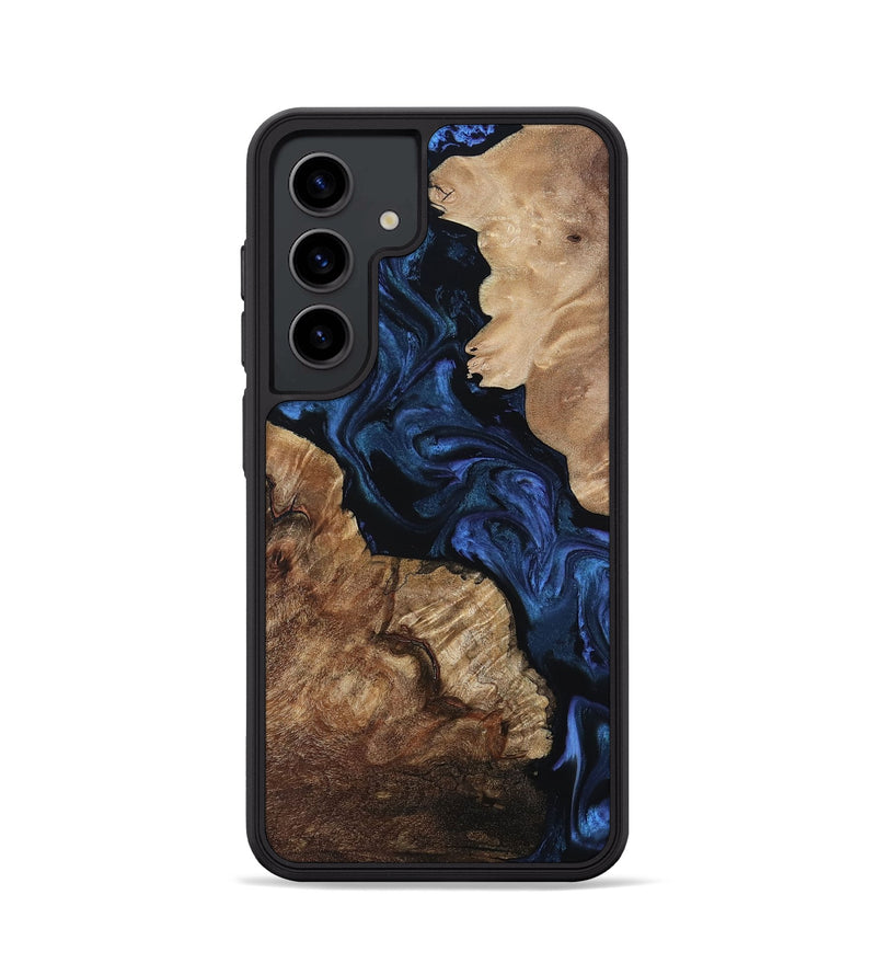 Galaxy S24 Wood Phone Case - Hester (Blue, 808895)