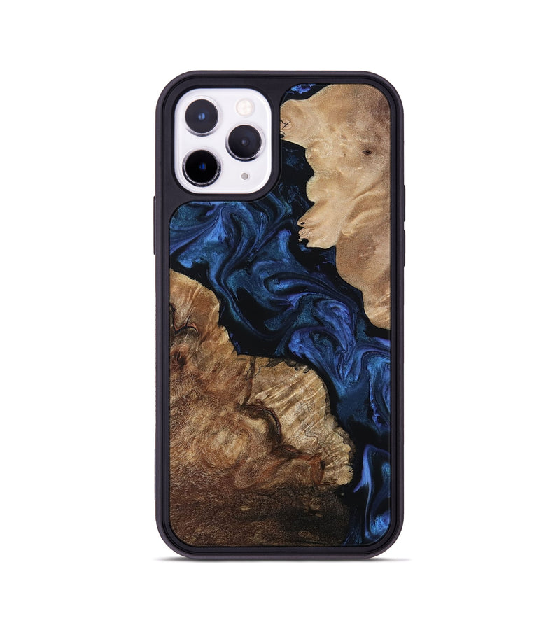 iPhone 11 Pro Wood Phone Case - Hester (Blue, 808895)