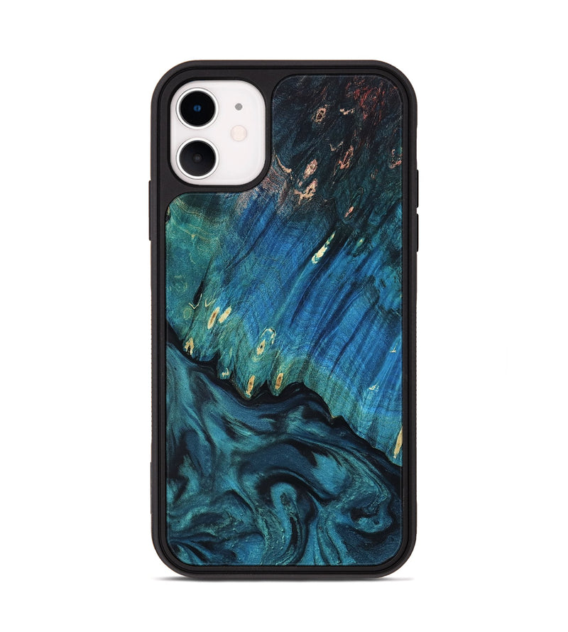iPhone 11 Wood Phone Case - Roslyn (Blue, 808897)