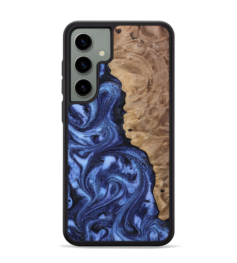Galaxy S24 Plus Wood Phone Case - Zariah (Blue, 808898)
