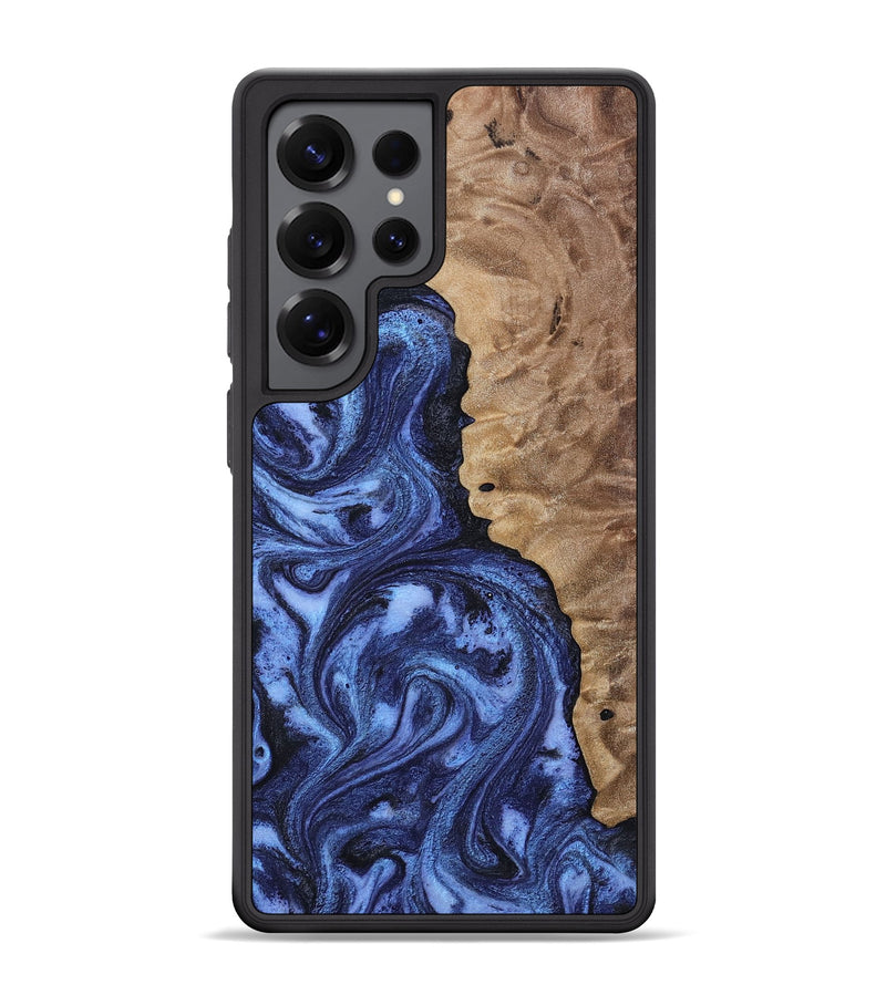 Galaxy S25 Ultra Wood Phone Case - Zariah (Blue, 808898)