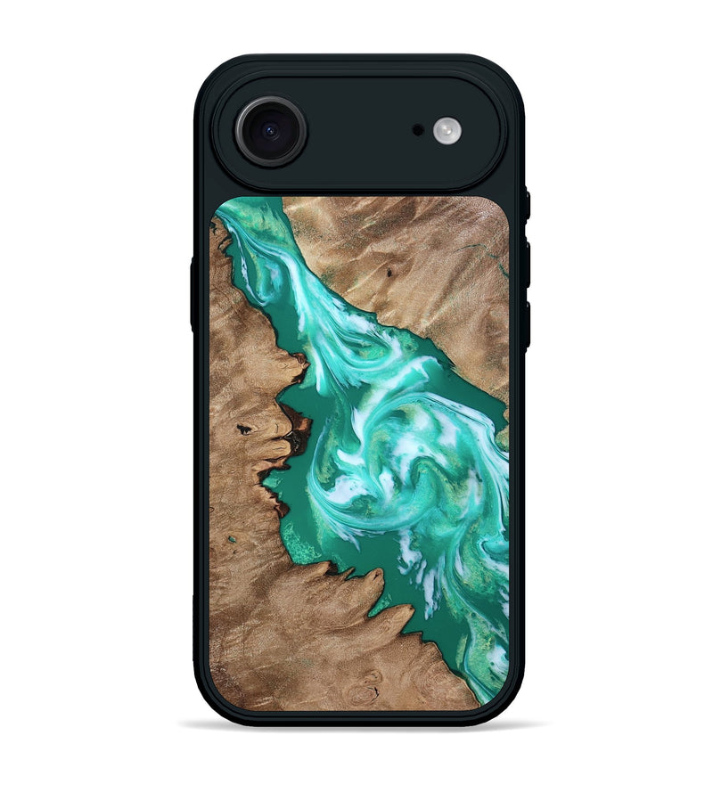 iPhone 17 Air Wood Phone Case - Arian (Green, 808900)