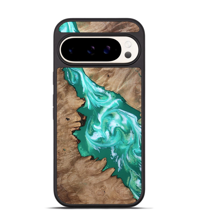 Pixel 9 Pro Wood Phone Case - Arian (Green, 808900)