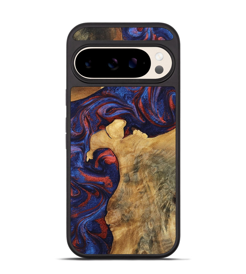 Pixel 10 Wood Phone Case - Merle (Red, 808901)