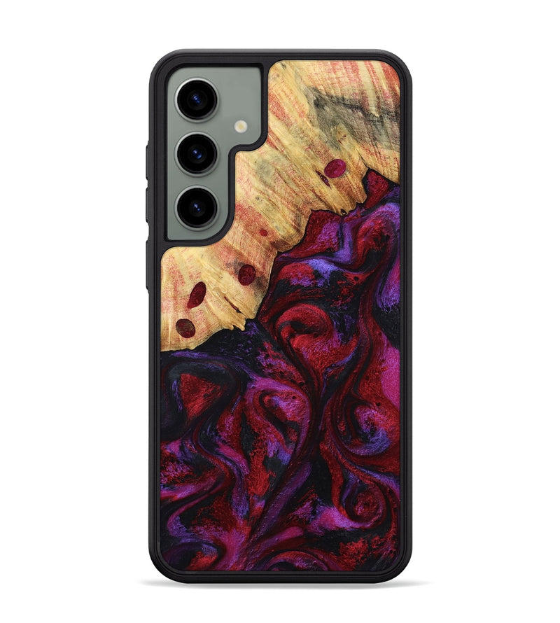 Galaxy S24 Plus Wood Phone Case - Elvin (Red, 808903)