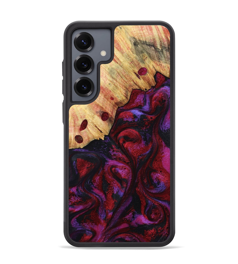 Galaxy S25 Plus Wood Phone Case - Elvin (Red, 808903)