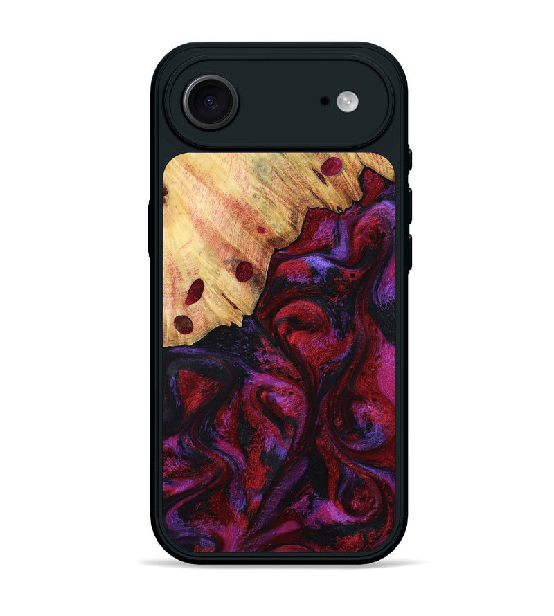 iPhone 17 Air Wood Phone Case - Elvin (Red, 808903)