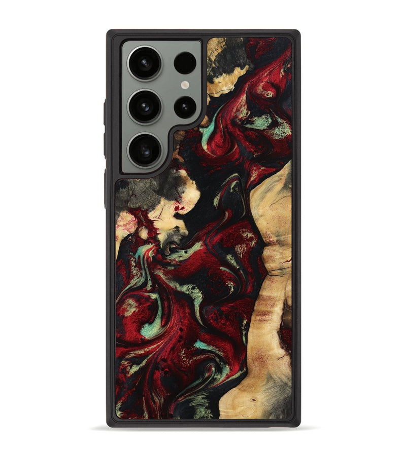 Galaxy S23 Ultra Wood Phone Case - Lana (Red, 808904)