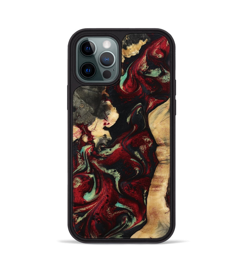 iPhone 12 Pro Wood Phone Case - Lana (Red, 808904)