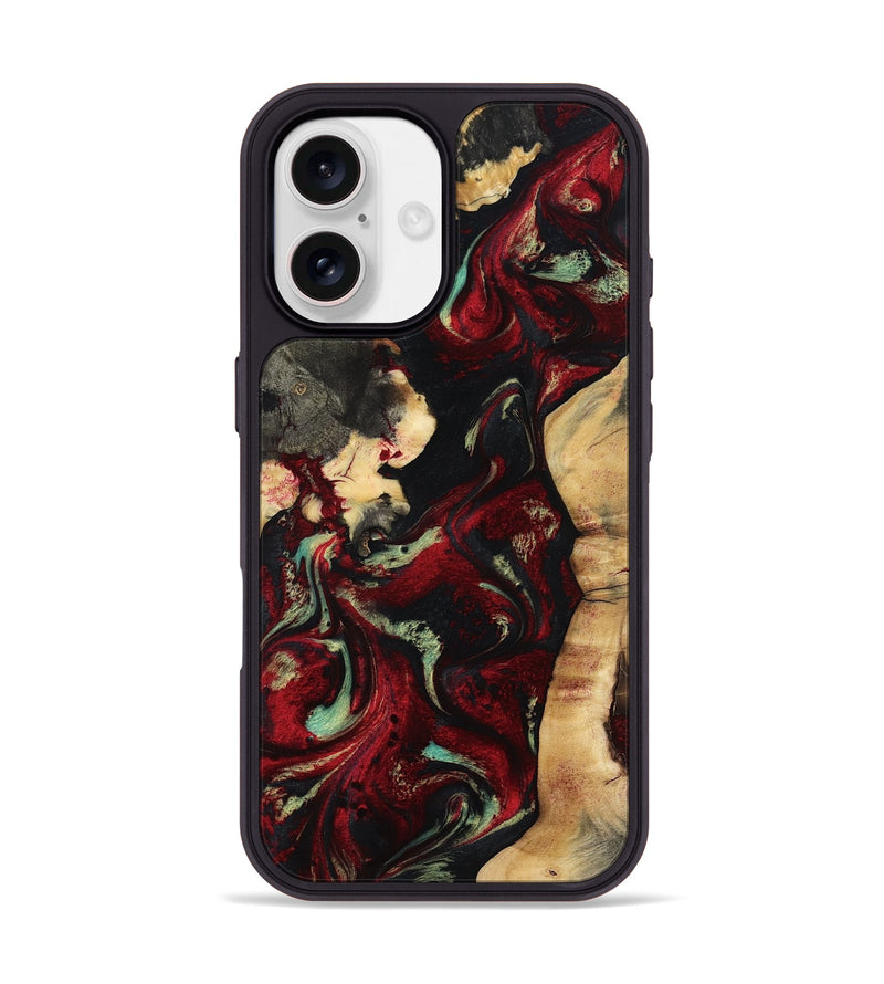 iPhone 17 Wood Phone Case - Lana (Red, 808904)