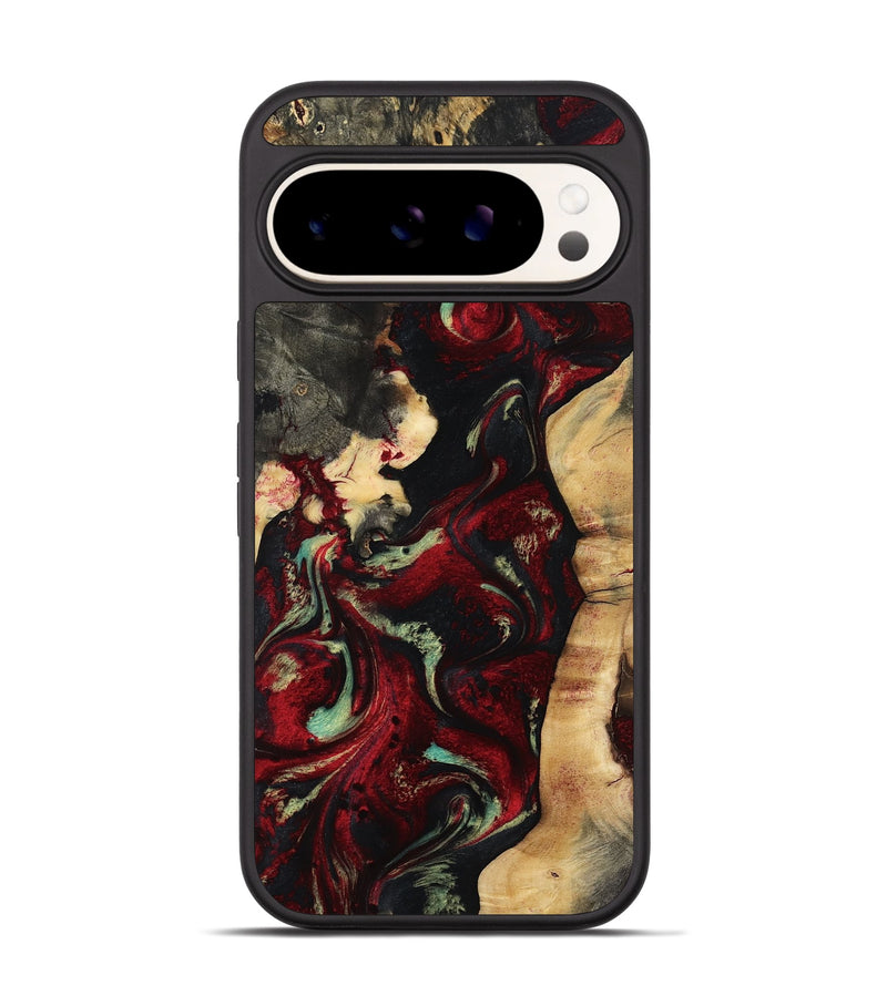 Pixel 9 Wood Phone Case - Lana (Red, 808904)
