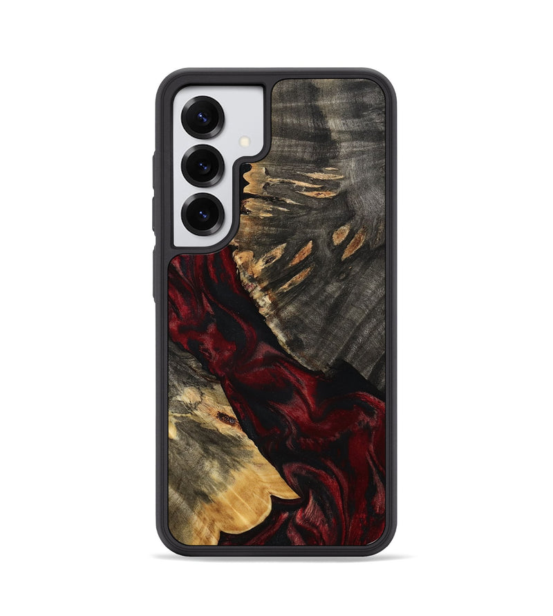 Galaxy S25 Wood Phone Case - Jase (Red, 808905)