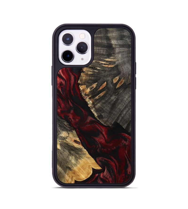 iPhone 11 Pro Wood Phone Case - Jase (Red, 808905)