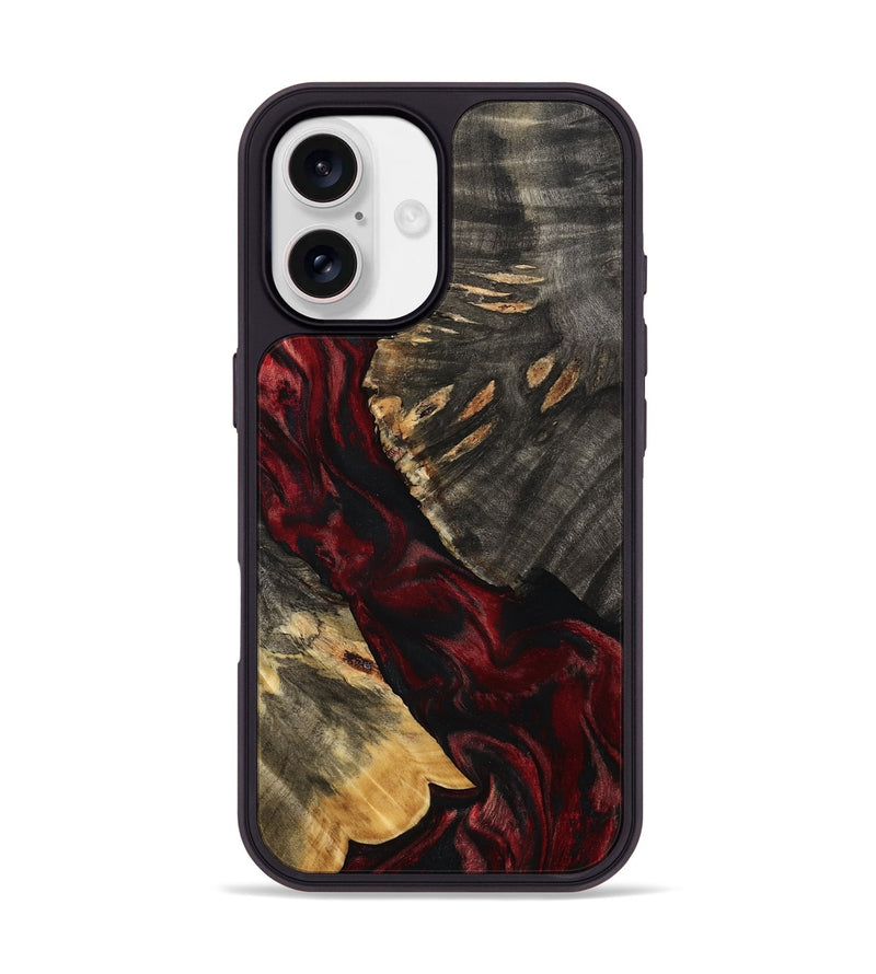 iPhone 17 Wood Phone Case - Jase (Red, 808905)