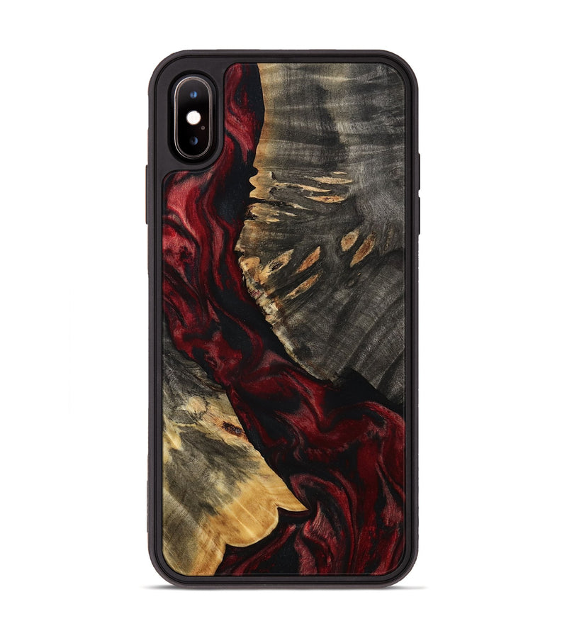 iPhone Xs Max Wood Phone Case - Jase (Red, 808905)