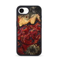 iPhone 16e Wood Phone Case - Karyme (Red, 808908)